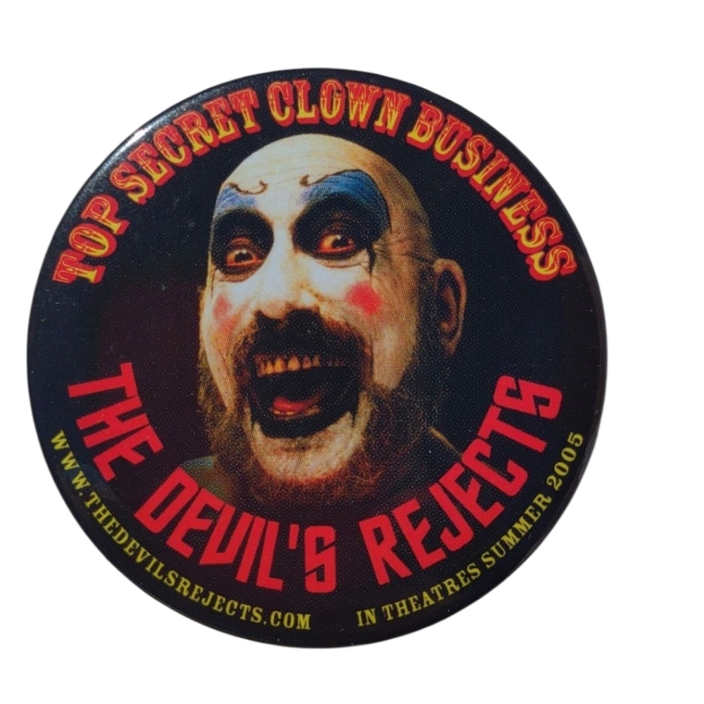 The Devil's Rejects Clown Button Button Pin - image 1